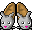 Gray Demon Slippers